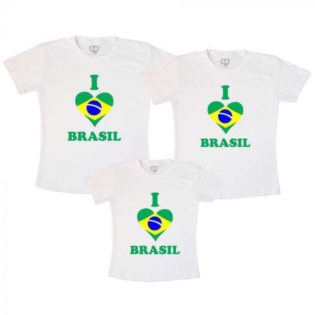 Kit Família Amo Brasil