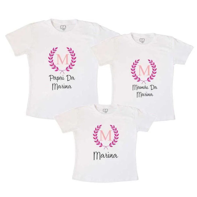 Kit Família Brasão Menina