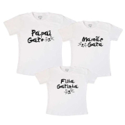 Kit Família Gato, Gata e Gatinha