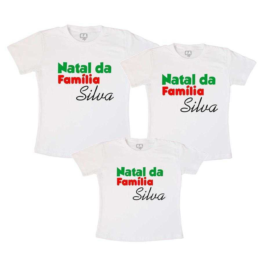 Kit Família Natal é Família na Camiseteria S.A.