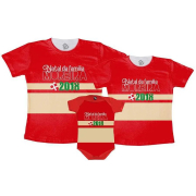 Kit Família Natal Personalizado com Nome da Família