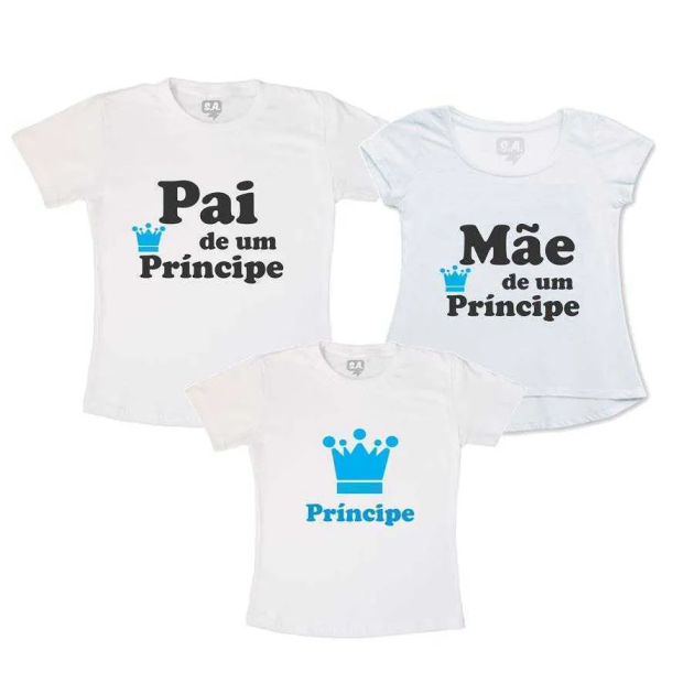 Kit Família Pai e Mãe de um Príncipe