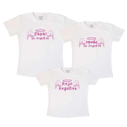 Kit Família Papai e Mamãe de Anjo
