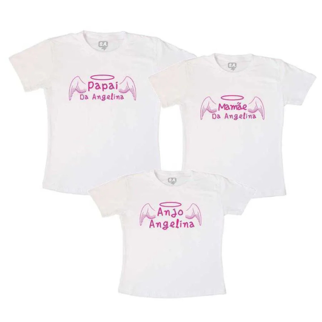 Kit Família Papai e Mamãe de Anjo