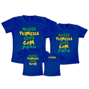 Kit Família Primeira Copa com Nome