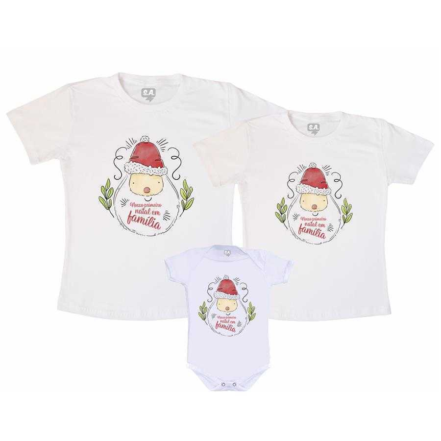 Kit Família Natal é Família na Camiseteria S.A.