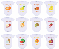 Kit Mesversário Frutas 