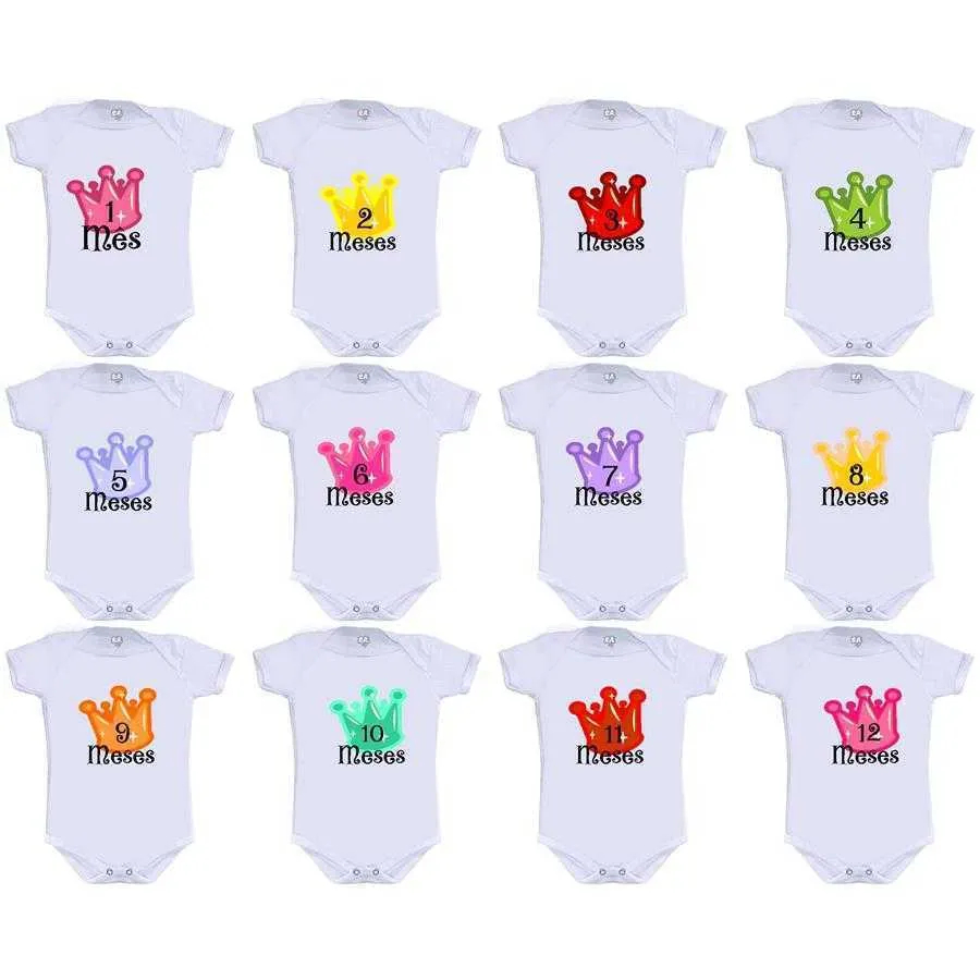 Kit Mesversário Coroa Colorida