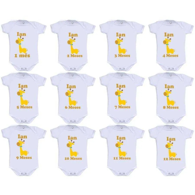 Kit Mesversário Girafa