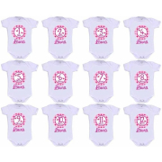 Kit Mesversário Xadrez Rosa