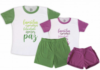 Kit Pijamas Casal  Verão Desejos 