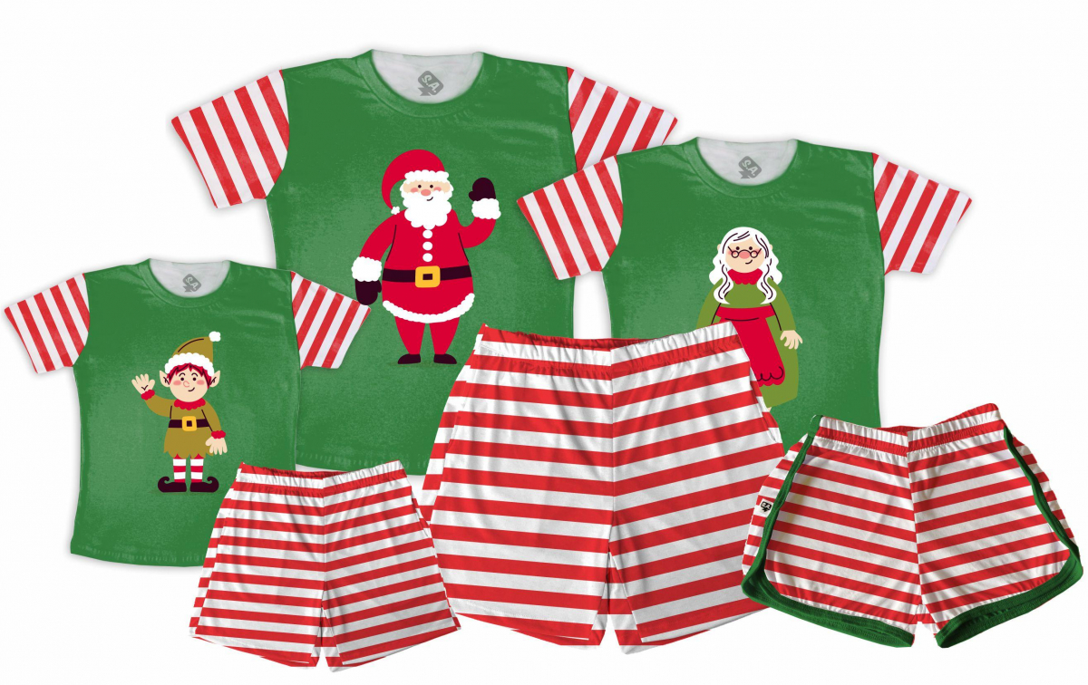 Kit Família Natal é Família na Camiseteria S.A.