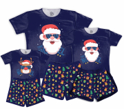 Kit Pijamas Família Temático De Natal - Time Noel 