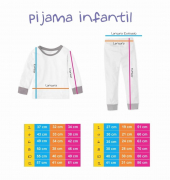 Kit Pijamas Inverno Tal Mãe, Tal Filha  Xadrez Rosa e Branco 