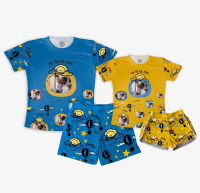 Kit Pijamas Tal Pai, Tal Filha - Personalize Com Fotos