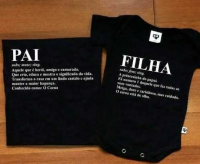 Kit preto Dia dos Pais - Pai e Filha significado 
