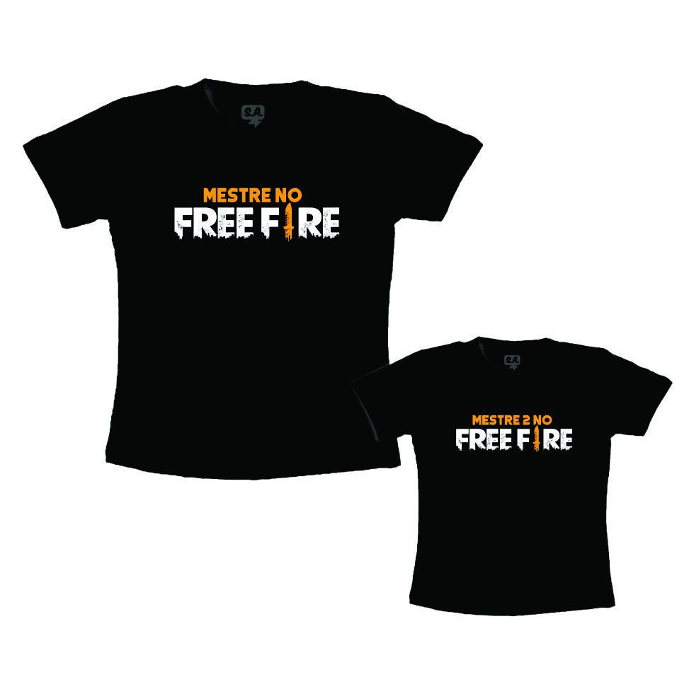 camiseta free fire mestre ,personalizada com seu nome, estampada.