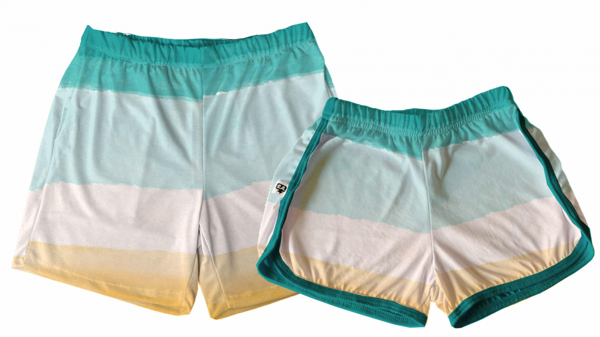 Kit Shorts Tactel Casal Beach 