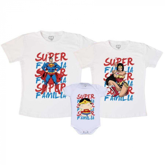 Kit Super Família-Bebê Menina