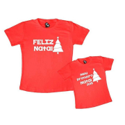 Kit Tal Mãe Tal Filho (a) Feliz Natal 