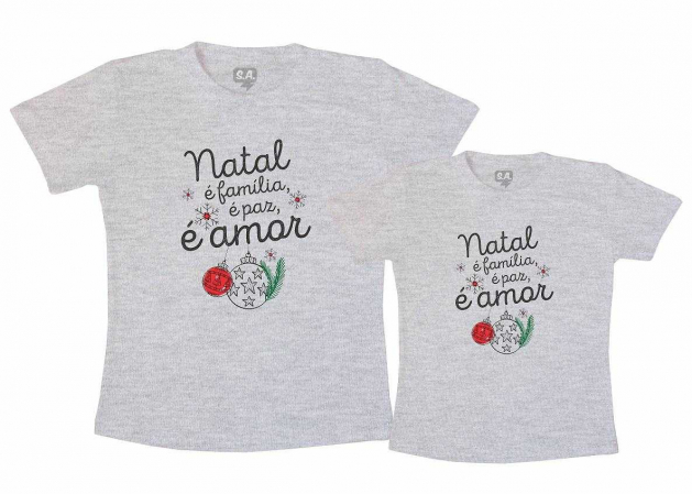 Kit Tal Mãe Tal Filho (a)  Natal é Família