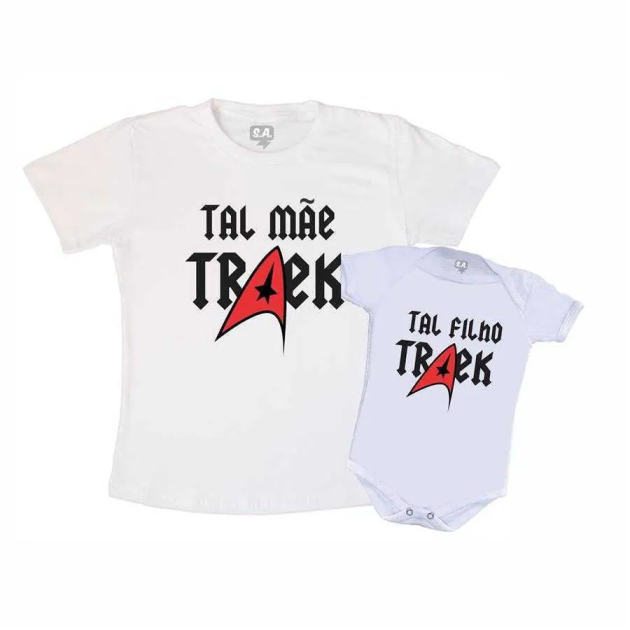 Kit Tal Mãe, Tal Filho - Star Trek Vermelho