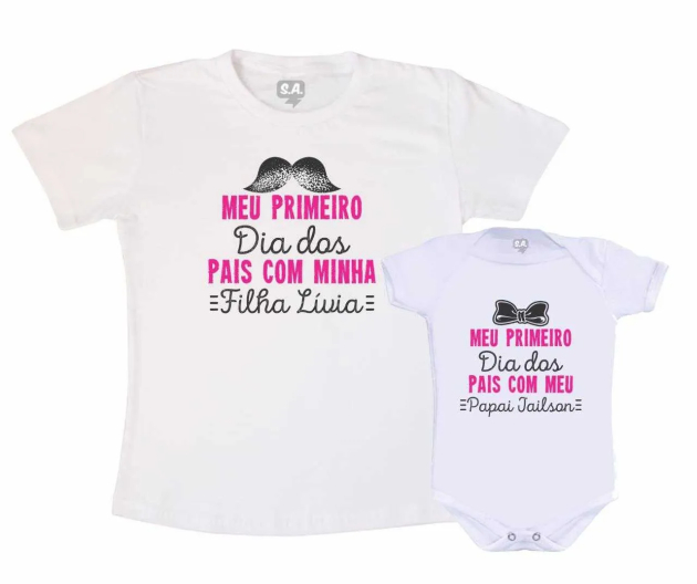 Kit Tal Pai, Tal Filha - Meu Primeiro Dia Dos Pais Com Minha Filha 