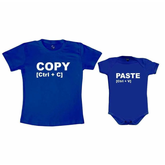 Kit Tal Pai, Tal Filho Azul - Copy & Paste