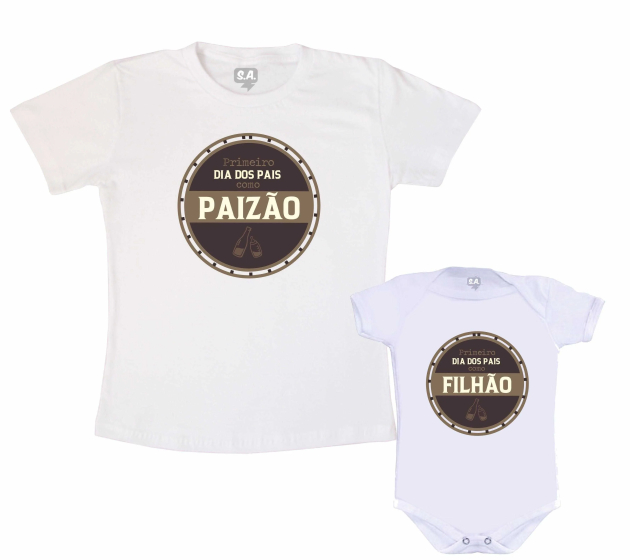 Kit Tal Pai, Tal Filho Primeiro Dia Dos Pais Como Paizão e Filhão 