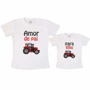 Kit Tal Pai, Tal Filho Trator Amor de Pai para Filho