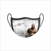 Máscara de Proteção Facial Reutilizável e Lavável God of war