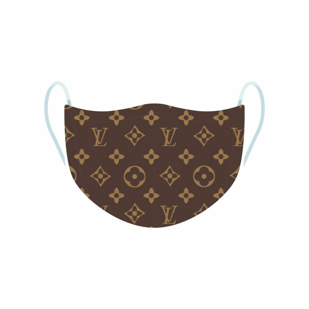 Máscara de Proteção Facial Reutilizável e Lavável Louis Vouitton