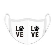 Máscara de Proteção Facial Reutilizável e Lavável Love 