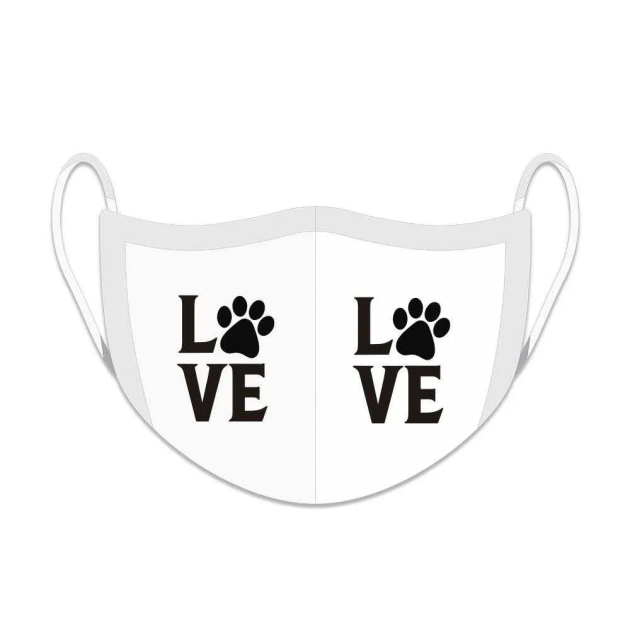 Máscara de Proteção Facial Reutilizável e Lavável Love 