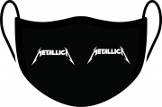 Máscara de Proteção Facial Reutilizável e Lavável Metallica