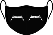 Máscara de Proteção Facial Reutilizável e Lavável Metallica