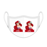 Máscara de Proteção Facial Reutilizável e Lavável Princesas - Ariel 