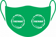 Máscara de Proteção Facial Reutilizável e Lavável Selo Vacinado