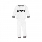 Pijama Adulto De Inverno Personalize Com Sua Estampa 