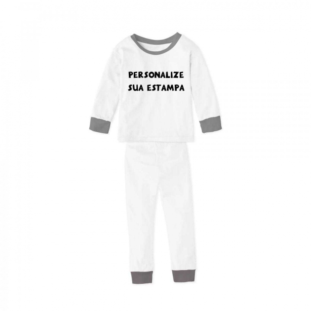 Pijama Adulto De Inverno Personalize Com Sua Estampa 