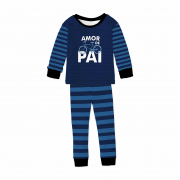 Pijama Adulto De Inverno Tal Pai Bicicleta