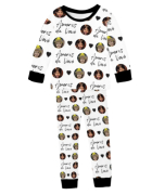 Pijama Adulto Masculino Ou Feminino De Inverno Foto dos Netos 