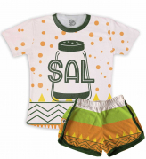 Pijama Feminino Infantil Carnaval Sal 