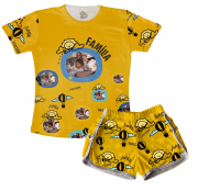 Pijama Feminino Infantil Família - Personalize Com Foto