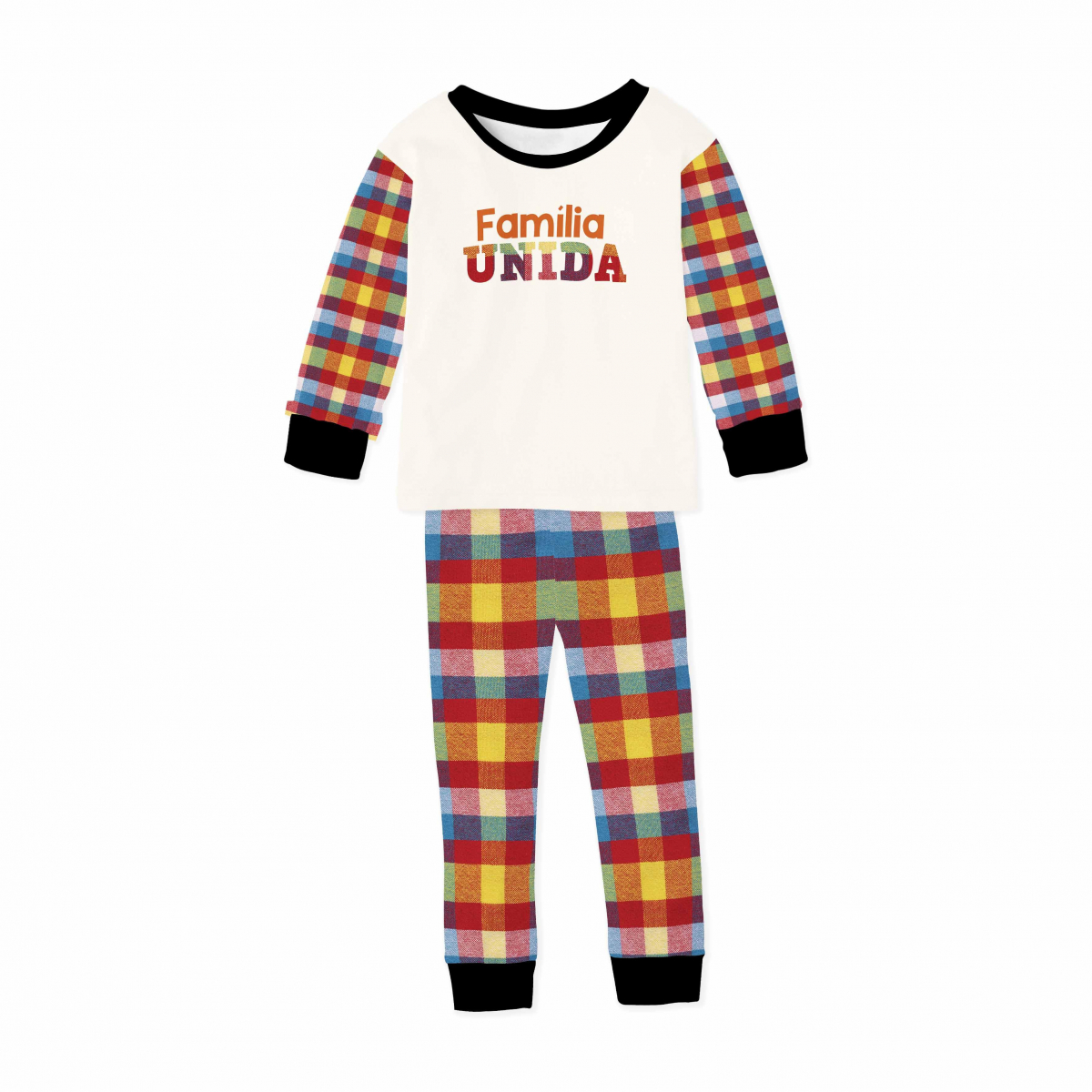 Pijama Infantil De Malha Com Punho Festa Junina Familia Unida 