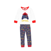 Pijama Infantil De Malha Com Punho Games