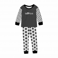 Pijama Infantil De Malha Com Punho Tal Filho Futebol 