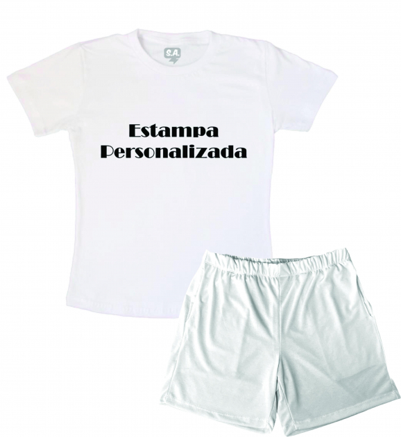 Pijama Infantil De Malha  Masculino Personalize