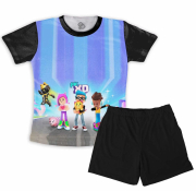 Pijama Infantil De Malha Masculino PKXD