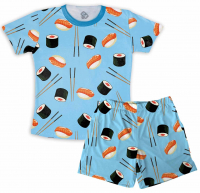 Pijama Infantil De Malha Masculino Sushi 